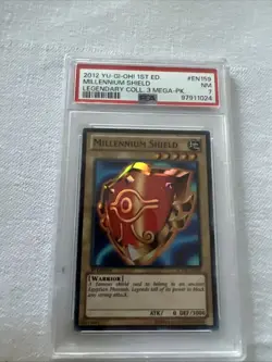 Yugioh! Millennium Shield - LCYW-EN159 - Super Rare - 1st Edition PSA 7 - Image 1