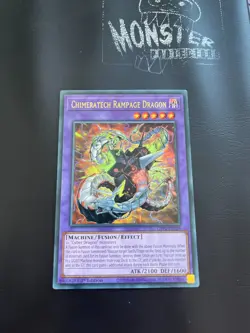 YUGIOH CHIMERATECH RAMPAGE DRAGON ULTRA RARE GFP2-EN124 1ST EDITION - Image 1