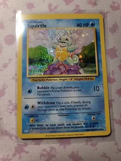 Pokemon Card - Classic Collection [CLB] 001/034 - SQUIRTLE (holo-foil) - NM/Mint - Image 1