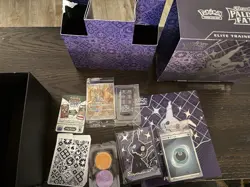 Open Paladean Fates ETB BOX!!! Sealed Mimikyu Promo Card & Accessories No Packs - Image 2