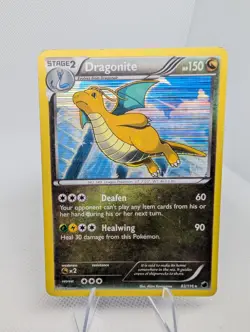 Dragonite 83/116 Plasma Freeze Cosmos Holo Rare Pokemon TCG Card - MP - Image 1
