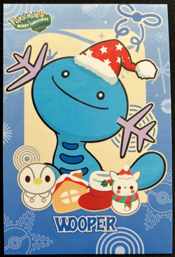 Wooper Ice Holo Pokemon 2024 Card Database Merry Christmas - Image 1