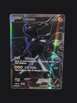 Pokemon Zekrom #114 (1st Full Art Card Ever!) - Black and White (BLW) DAMAGED - Image 5