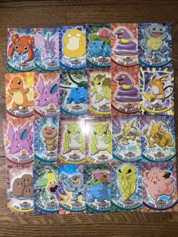 90 Card Vintage Pokemon Topps Lot #1 - Image 3