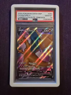 PSA 10 Charizard V SWSH050 SWSH: Sword & Shield Promo Cards Holo - Image 1