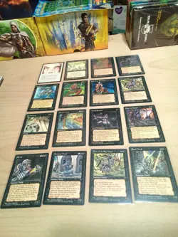 magic the gathering lot of 16 vintage cards (1994)unplayed - Image 1