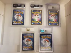 Pokemon Trading Card Graded PSA Lot Of 5 #1 CCG TCG NEAR MINT Cleffa 9 Celebi + - Image 2
