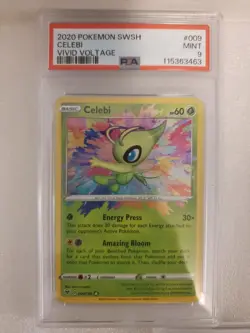 Pokemon Trading Card Graded PSA Lot Of 5 #1 CCG TCG NEAR MINT Cleffa 9 Celebi + - Image 3