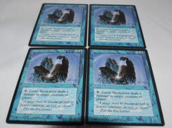 Magic card MTG 4 x Zuran Spellcaster Blue Creature Ice Age 1995 Edward Beard Jr. - Image 2