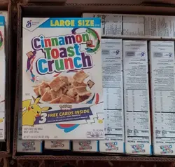 SEALED 25th Anniversary General Mills Pokemon Cereal 3-Card Booster Packs! - Image 1