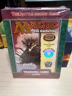 2001 Magic the Gathering RARE Starter Kit W CD Rom, 15 Card Pack, Factory Sealed - Image 1