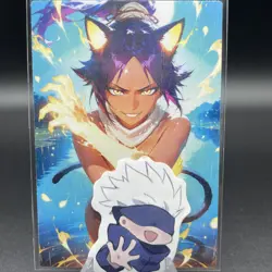 Yoruichi Shihoin Anime Waifu Card Doujin ACG Goddess Holo - Image 1