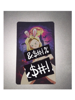 Android 18 Dragon Ball waifu Hentai Card - Image 1