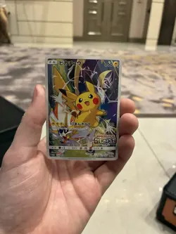 Pokemon Card Pikachu 061/SM-P Battle Festa 2017 Ver. Promo Holo Japanese - Image 1
