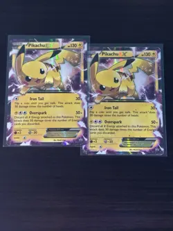 Pokemon Pikachu TCG EX Holo Black Star Promo Card XY84 Ultra Rare - Image 1