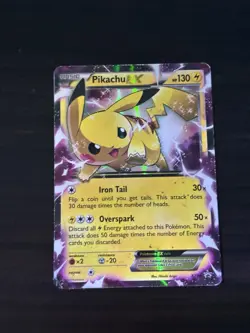 Pokemon Pikachu TCG EX Holo Black Star Promo Card XY84 Ultra Rare - Image 5