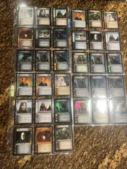 Lord of the Rings LOTR TCG 2005 Black Rider Complete 33 Card RF Foil Unplayed - Image 1