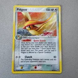 Pidgeot 10/112 Holo Rare FireRed & LeafGreen Pokemon Card 2004 LP - Image 1