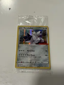 Pokemon TCG Duraludon SWSH028 GameStop Black Star Promo Card Sealed - Image 1