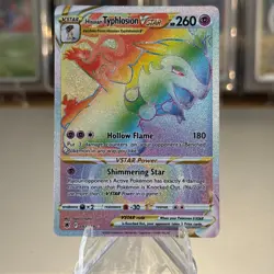 Pokemon TCG Hisuian Typhlosion VSTAR Astral Radiance Holo Card 193/189 NM - Image 1
