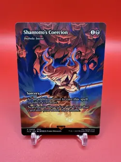 MTG Shantotto’s Coercion/Diabolic Intent Showcase Final Fantasy 0034 NM/MT - Image 1