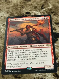 IMODANE, THE PYROHAMMER Magic MTG Wilds of Eldraine - Image 1