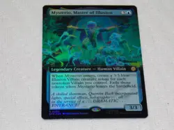 MTG Ext. Art FOIL Mysterio, Master of Illusion x1 Rare Spider-Man NM Low S&H - Image 1