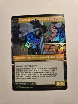 FOIL Eddie Brock (0224) (Borderless) Marvel's Spider-Man MTG - Image 2