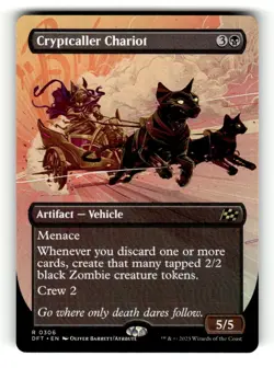Cryptcaller Chariot (Borderless) Aetherdrift 306 Near Mint - Image 1