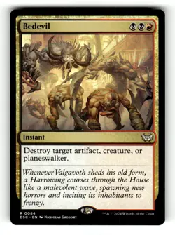 Bedevil Commander: Duskmourn: House of Horror 84 Near Mint - Image 1