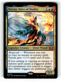 Veyran, Voice of Duality Commander: Tarkir: Dragonstorm 310 Near Mint A - Image 1