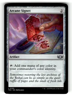 Arcane Signet Commander: Tarkir: Dragonstorm 105 Near Mint - Image 1