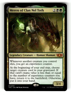 Meren of Clan Nel Toth Commander: Tarkir: Dragonstorm 297 Near Mint - Image 1