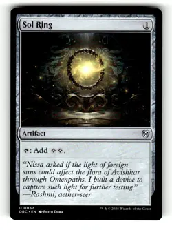 Sol Ring (0057) Commander: Aetherdrift 57 Near Mint - Image 1