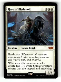 Hero of Bladehold Commander: Tarkir: Dragonstorm 119 Near Mint S - Image 1