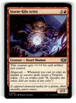 Storm-Kiln Artist Commander: Tarkir: Dragonstorm 235 LP - Image 1