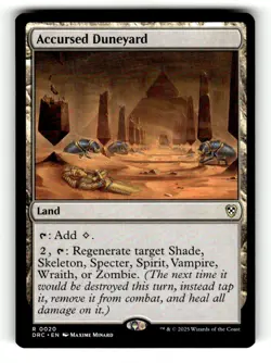 Accursed Duneyard Commander: Aetherdrift 20 Near Mint J - Image 1