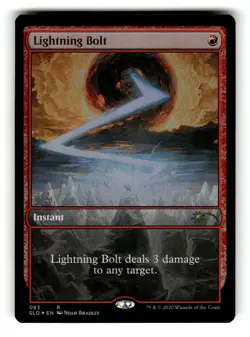Lightning Bolt () Secret Lair Drop Series 83 NM FOIL - Image 1