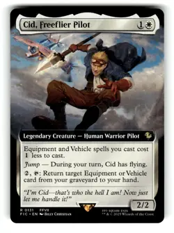 Cid, Freeflier Pilot (Extended Art) Commander: FINAL FANTASY 131 Near Mint - Image 1