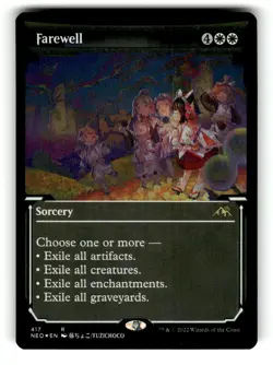 Farewell (Showcase) (Foil Etched) Kamigawa: Neon Dynasty 417 NM FOIL - Image 1