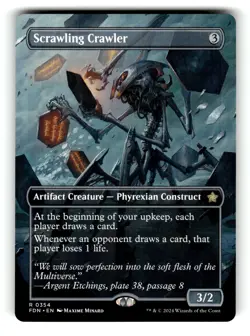 Scrawling Crawler (Borderless) Foundations 354 Near Mint - Image 1