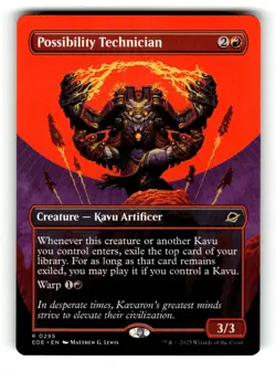 Possibility Technician (Borderless) Edge of Eternities 295 Near Mint 2 - Image 1