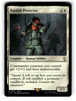 Bastion Protector Commander: FINAL FANTASY 233 Near Mint - Image 1