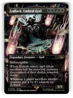 Zodiark, Umbral God (Borderless) FINAL FANTASY 336 NM FOIL - Image 1