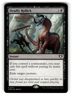 Deadly Rollick Commander Masters 147 Near Mint - Image 1
