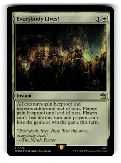 Everybody Lives! Universes Beyond: Doctor Who 18 NM FOIL - Image 1