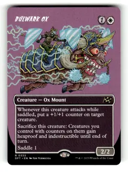 Bulwark Ox (Borderless) Aetherdrift 333 Near Mint - Image 1