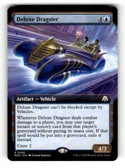 Deluxe Dragster (Extended Art) Commander: March of the Machine 108 Near Mint - Image 1