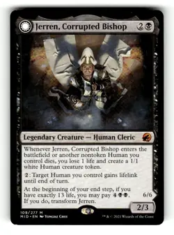 Jerren, Corrupted Bishop Innistrad: Midnight Hunt 109 Near Mint - Image 1