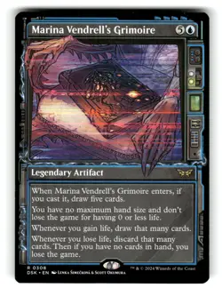 Marina Vendrell's Grimoire (Showcase) Duskmourn: House of Horror 308 Near Mint - Image 1